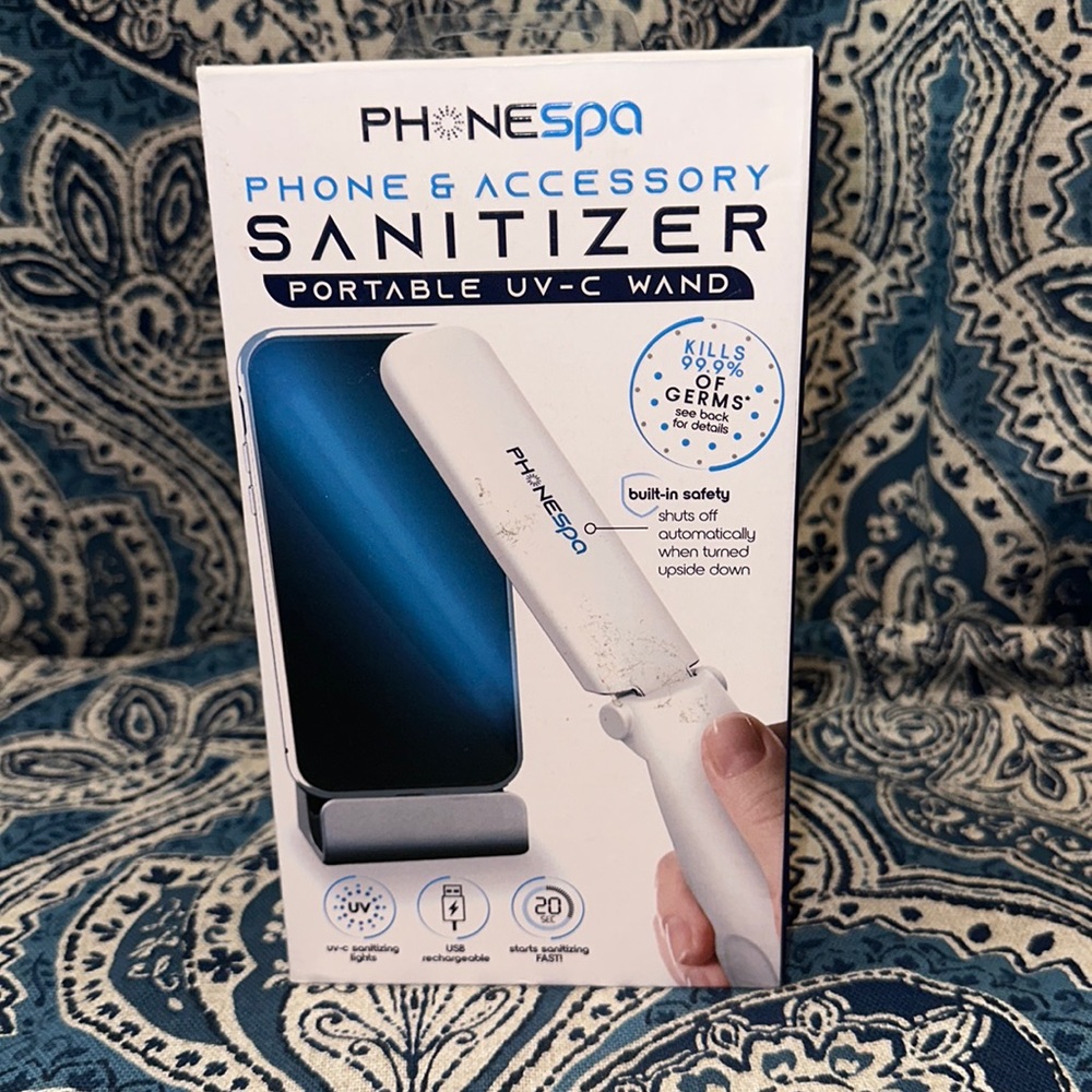 Phone and Accessory Sanitizer Portable UV- Wand